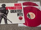Bruce Springsteen Greatest Hits - NM Ruby Red Vinyl Target  - Ultrasonic cleaned