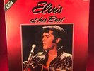 ELVIS PRESLEY At His Best 1981 UK double vinyl compilation LP of greatest Hits