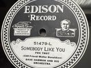 Edison Diamond Disc 51479:Dave Harlan Orch:Somebody Like You/Hot-Hot-Hottentot