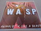 W.A.S.P. - ANIMAL UK IMPORT RED VINYL (1984 MFN) TESTED *READ*