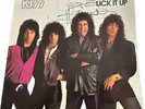 Kiss Lick it up  Vinyl L P -1983 Signed Gene Simmons