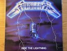 Metallica – Ride The Lightning 1984  US Elektra/Megaforce Vinyl LP 60396-1 - NM