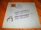 JIMI HENDRIX - BROADCASTS LP VINYL RECORD EXCELLENT CONDITION VERY RARE ORANGE