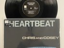 Chris and Cosey Heartbeat LP Vinyl Record NM/EX Rare 1990 EU Reissue Exp Synth