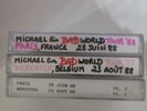 Michael Jackson Bad Tour Paris + Werchter Cassette Tape