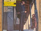 WAYLON JENNINGS LADIES LOVE OUTLAWS RARE 1972 Orange Dynaflex Labels Hollywood