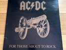 AC/DC  ULTRA-RARE For Those About To Rock 1981 1st Press SPAIN Vinyl LP  VG/VG+