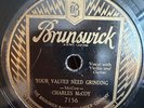 CHARLIE MCCOY WALTER VINSON SHEIKS BRUNSWICK 7156 BLUES 78 rpm E-/V+ *HEAR*