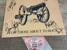 AC/DC Full Band Signed For Those About To Rock First Press with After Show Pass