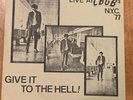 Richard Hell Voidoids Give It To The Hell Live CBGB 77 7 Inch Vinyl Punk Rare