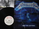 Metallica – Ride The Lightning LP VINYL 1st PRESS THRASH METAL 1984 RR 9848 OIS