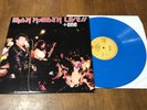 IRON MAIDEN  LIVE + ONE EP  GREEK BLUE VINYL