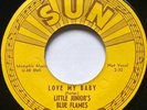 SUN 192 Little Junior's Blue Flames LOVE MY BABY / MYSTERY TRAIN Pushmarks MINT