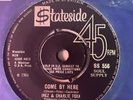 Inez & Charlie Foxx Come By Here 7” Single Rhythm & Blues 1966 VG+