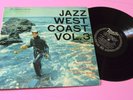 CHET BAKER JAZZ WEST COAST LP VOL 3 ITALY ORIG '60 DISCO EX