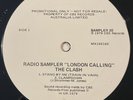 The Clash RARE London Calling 4 Song Australian Oz Radio Sampler Promo 12”