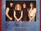 DEATH Spiritual Healing 1990 Combat LP SIGNED AUTOGRAPHED BY THE ENTIRE BAND
