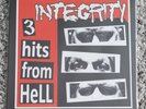 Integrity/Psywarfare Split Black Vinyl Test Pressing - Misfits 3 Hits From Hell