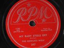 HOWLIN' WOLF: my baby stole off / i want your picture RPM Single 78 RPM