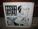 NASTY FACTS Drive My Car 7 45 KBD Bloodstains Power Pop with PROMO POSTER punk