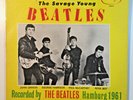 Beatles LP The Savage Young Beatles 1965 Vinyl Savage Records Red Lettering Bm69