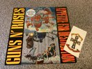 Guns N Roses Appetite For Destruction + Inner + Sticker Rare Original EU LP