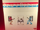CREAM Heavy Cream 1973 UK double vinyl LP + INNERS best of Strange Brew Badge