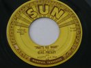 Original Elvis Presley 45 rpm That's All Right PUSH Marks