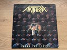 ANTHRAX - AMONG THE LIVING (UK 1987 RELEASE - ORIGINAL INNER SLEEVE - GD)