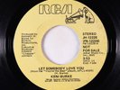 70s Soul 45 - Keni Burke - Let Somebody Love You - RCA - VG++ promo