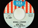 Northern Soul 45 - Bobby Jones & Para-Monts - Beware A Stranger - USA - promo