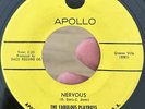 RARE R&B Popcorn Rocker 45 THE FABULOUS PLAYBOYS Nervous APOLLO VG++*
