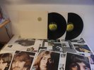The Beatles White Album with Black Circle 1973 DLP mint- Poster incl. Cards