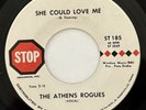 THE ATHENS ROGUES She Could Love Me RARE 1968 SOUL ROCK 45 STOP Label NEAR MINT