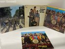 Collection of 4 Vintage Variety Classic Rock Music Vinyl Records-The Beatles