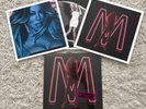 MARIAH CAREY CAUTION PINK VINYL LP & 3 LITHOGRAPHS POSTER RARE SEALED OFFICIAL