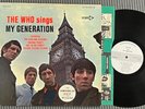 THE WHO Sings My Generation 1967 DECCA ORIG.1st PRESS.WHITE LABEL PROMO CLEAN