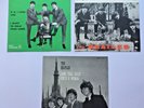 THE BEATLES THREE ITALIAN SINGLES RECORD SLEEVES (SLEEVES ONLY) SUPER CLEAN COND