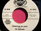 THE STARLARKS - Fountain of Love - Promo 45 rpm - Ember 1013 - VG++ to Near Mint