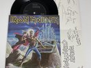 IRON MAIDEN  RUN TO THE HILLS(LIVE)/PHANTOM OF THE OPERA(LIVE)  INCL XMAS CARD