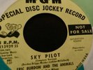 Eric Burdon And The Animals Promo 45  Sky Pilot