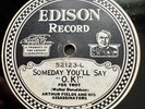 Edison Diamond Disc 52123:Arthur Fields & his Assassinators: Some Day You Say OK