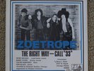 Zeotrope The Right Way vinyl record 1980 Hard Rock Heavy Metal 7 inch single