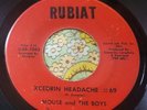 Monstrous Garage Psych Fuzz 45 Mouse and the Boys Xcedrin Headache #69 HEAR