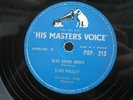 ELVIS PRESLEY 78 RPM BLUE SUEDE SHOES / TUTTI FRUTTI 1956 UK HMV POP.213 VAR 1