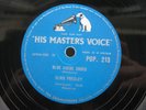 ELVIS PRESLEY 78 RPM BLUE SUEDE SHOES / TUTTI FRUTTI 1956 HMV POP.213 V1 (3rd)