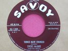 STICKS McGHEE - Things Have Changed / Help Me Baby - NM- 45 rpm - Savoy 1148