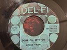 RICHIE VALENS - Come On Lets Go / Framed - Vinyl 45 1958 Del-Fi  4106 RARE MONO