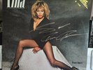 Tina Turner autograph -PRIVATE DANCER-LP, Promo Copy
