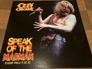 Ozzy Osbourne Speak Of The Madman Glasgow Apollo 19 Dec 82￼LP Live Colored Vinyl